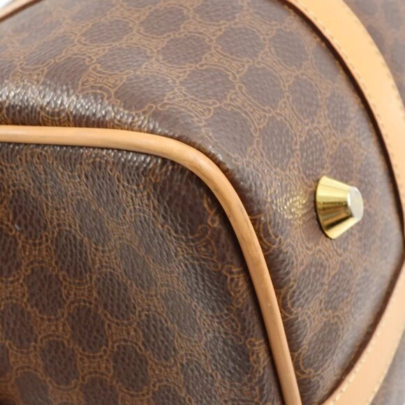 Celine Brown Macadam Handbag - Picture 5 of 9